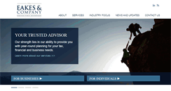 Desktop Screenshot of eakescpas.com